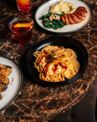 Coconut Prawn Tagliatelle